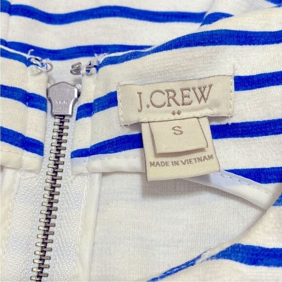 J. Crew Blue and White Striped Dress Sz. S - Picture 3 of 6